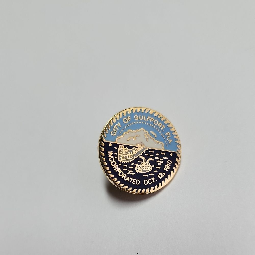City of Gulfport FL Commemorative Pin